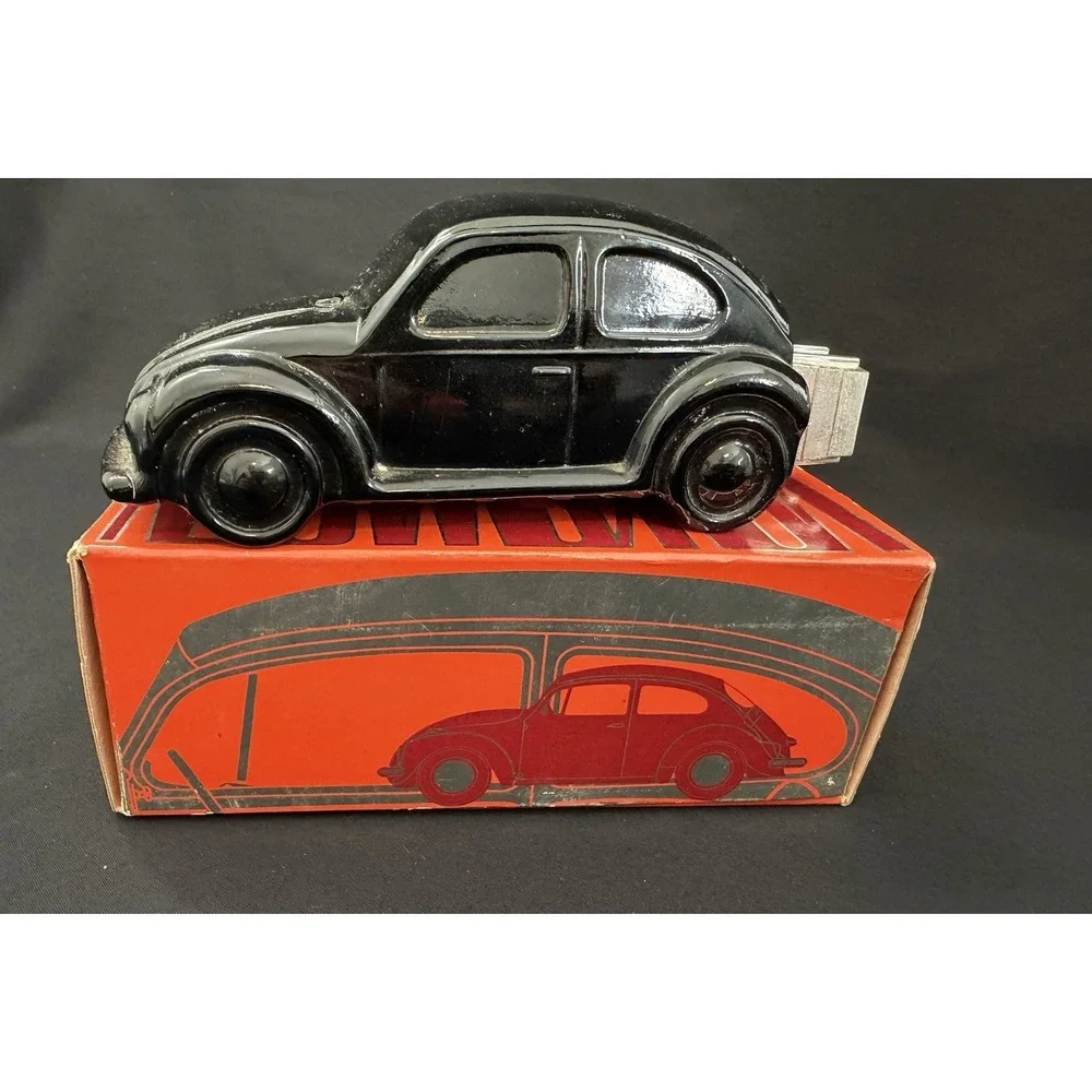 Vintage Avon Volkswagen Beetle Wild Country After Shave Decanter W/box 70s Empty